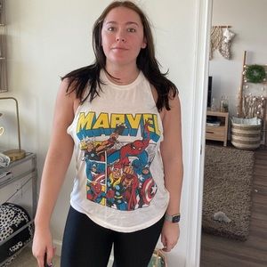 Marvel graphic muscle tee